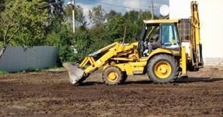 Выравнивание рельефа в Ханты-Мансийске в октябре